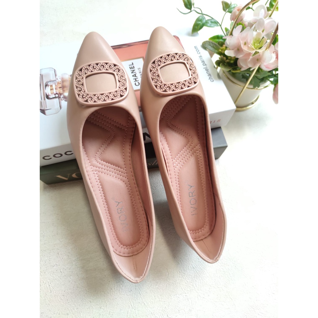 IVORY Sepatu Wanita Heels Pantofel Formal X58-146