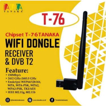 Dongle WIFI Receiver STB Tanaka Set Top Box