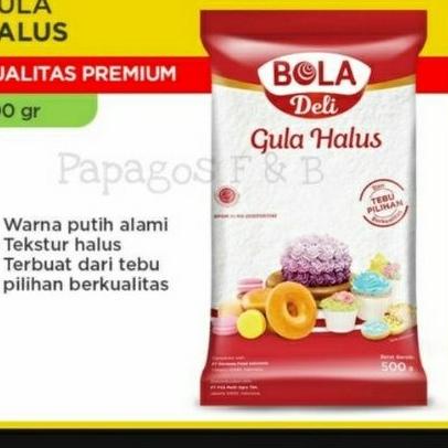 

Langsung dibeli--Gula Halus Bola Deli 500 gr / gram