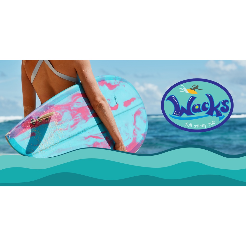 Bali Wax Papan Surfing Top Coat Kelapa Hard Base