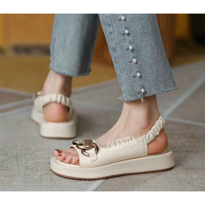 Sandal Wanita Sandal Wedges platform DN 11