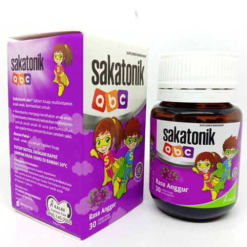 Sakatonik ABC 30 Tablet Hisap Multivitamin Anak ORIGINAL-BPOM