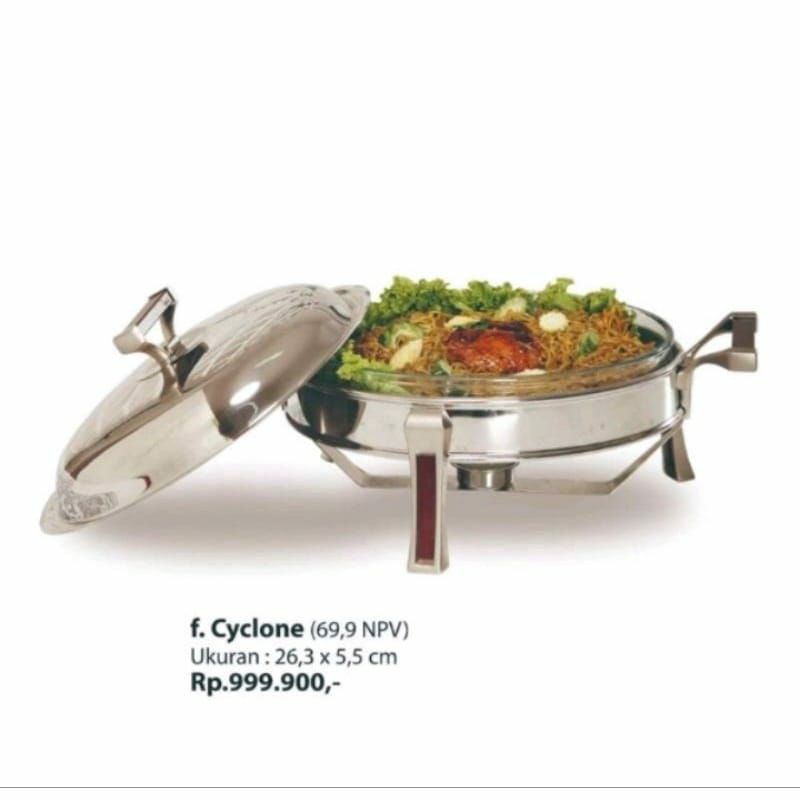 Prasmanan Cyclone Round warmer ichef 2.5 liter / Weston 2.0 liter