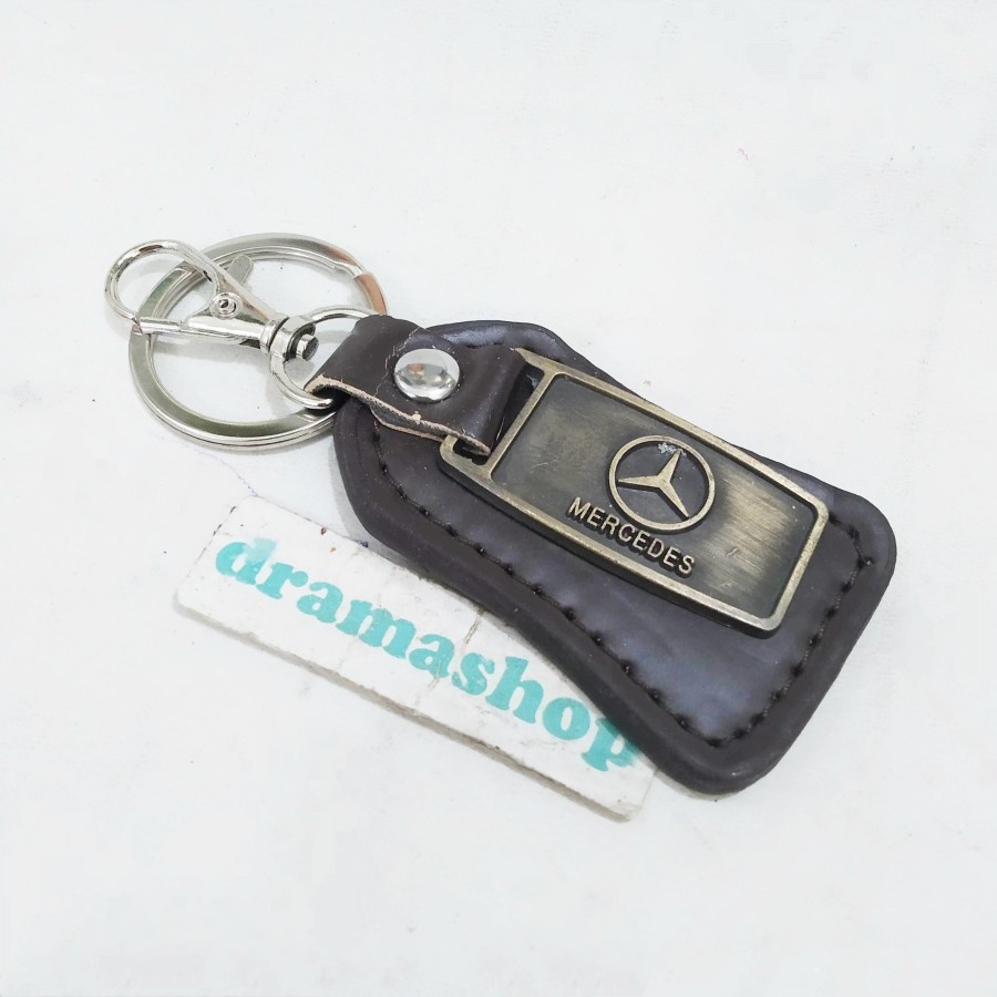 gantungan kunci ganci key chain logo mobil mercedes benz