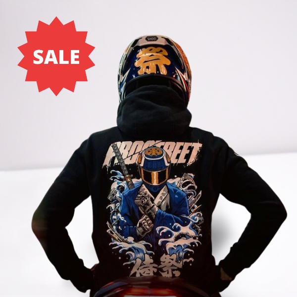 HOODIE SUNMORI PROSTREET SAMURAI V2 BLUE NINJA