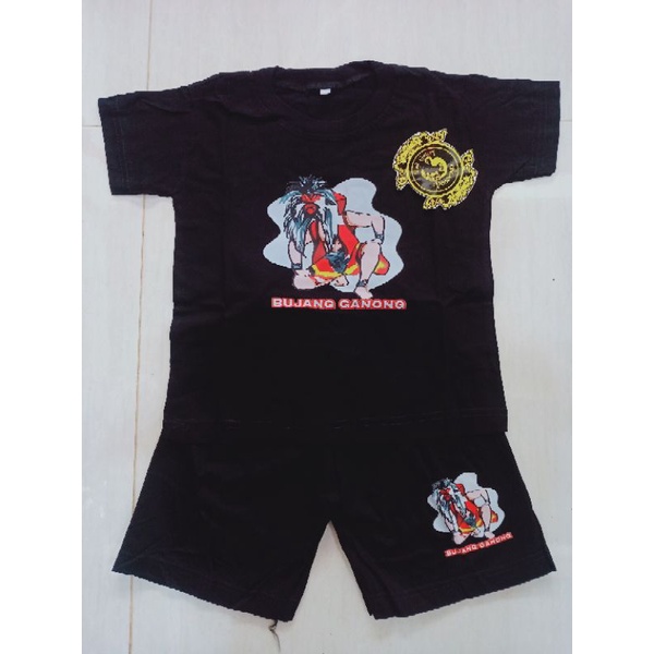 setelan anak motif bujang ganong