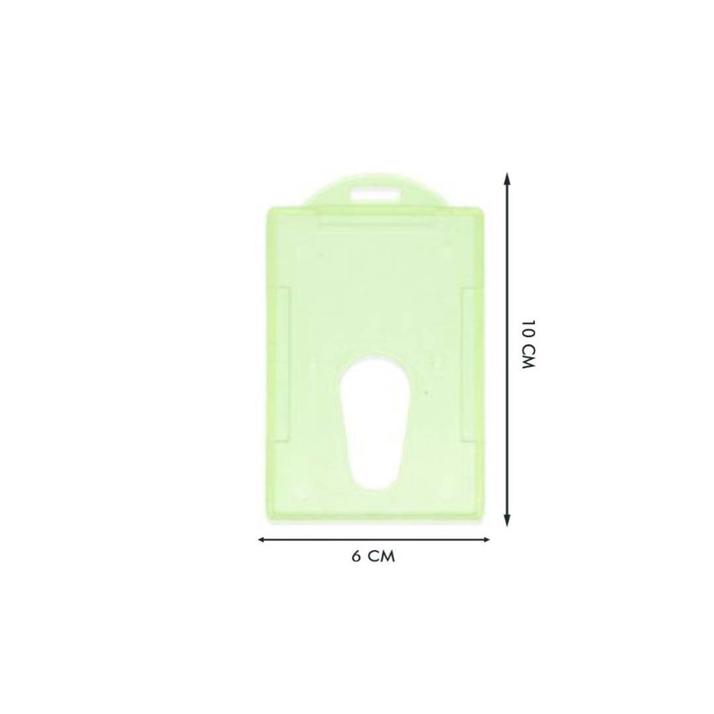 

ID-511-34 *ID Card Holder / Name Tag Gantungan Kartu warna Hijau / Clear Green (Yamata)