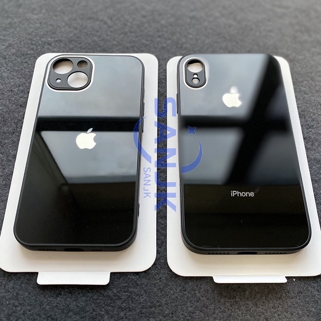 NEW !! CASE iPhone 14 Pro max Silicone Soft Edged Tempered Glass compatible for iPhone Case iPhone 6 6s 7 8 Plus X Xs Max XR 11 Pro Max 12 Pro max 13 Pro max Case