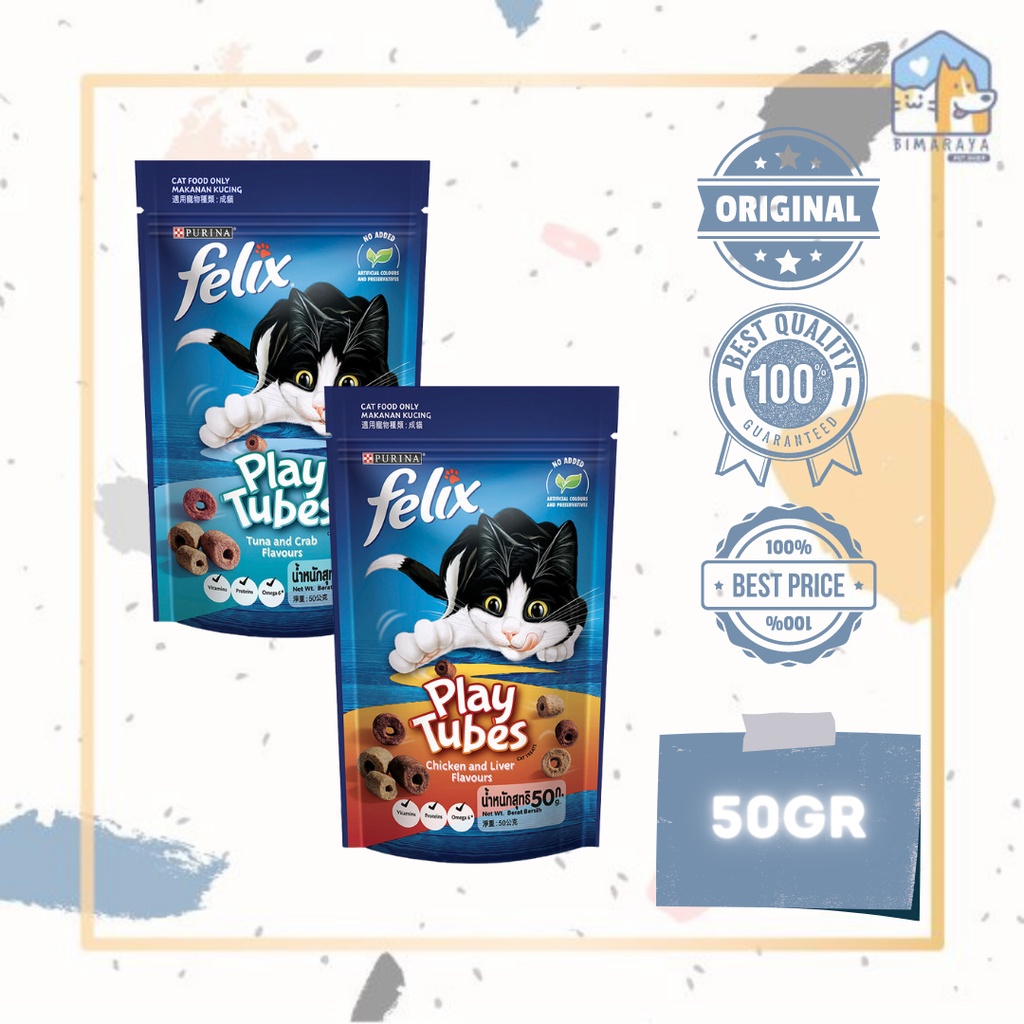 FELIX PLAY TUBES 50GR // SNACK KUCING