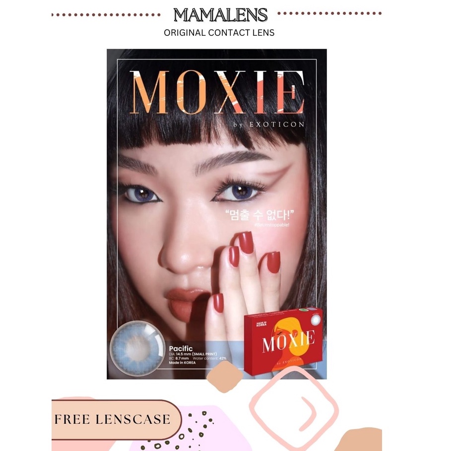 SOFTLENS X2 MOXIE DIA 14.5MM NORMAL &amp; MINUS -0.50 SD - 2.00 | FREE LENSCASE - MAMALENS