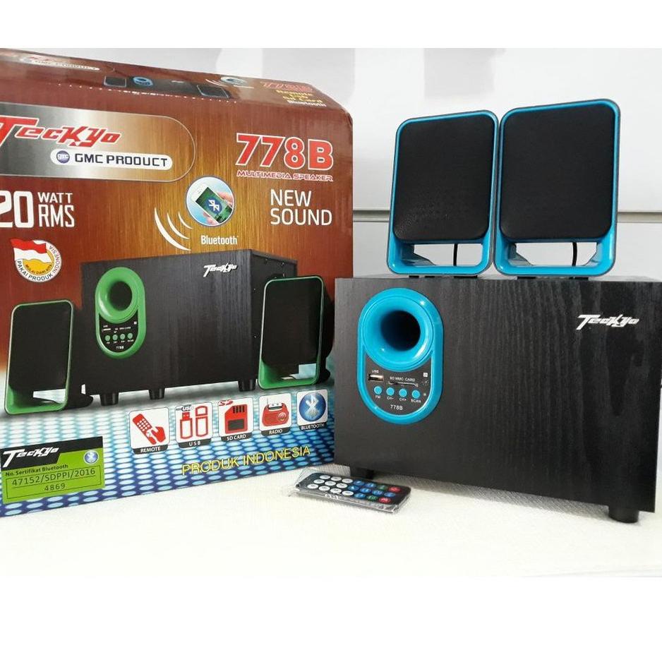 NEW--Speaker Aktif GMC TECKYO 778B Extra Super sound Bluetooth