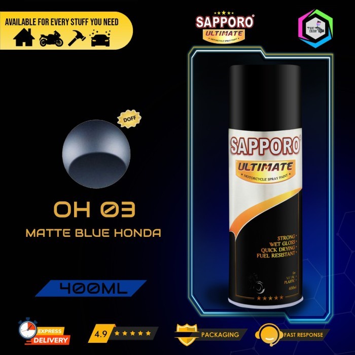 SAPPORO ULTIMATE Colour Cat Semprot OH03 MATTE BLUE HONDA 400cc