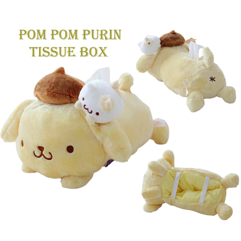 Pompompurin Plush Toy Tissue Box Sahabat Baru Anda Untuk Setiap Kebutuhan Tisu!