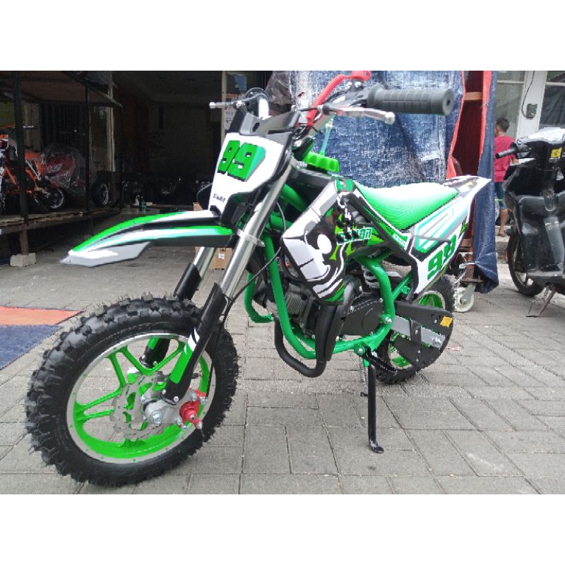 MOTOR MEDIUM TRAIL NEW SIMBA 50 CC MESIN 2 TAK - MAINAN MOTOR CROSS ANAK - MOTOR CROSS