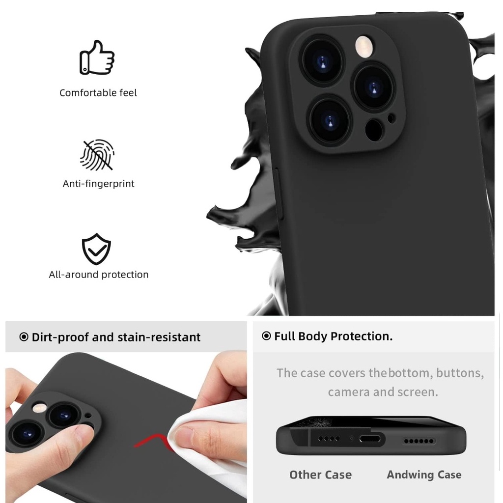 Liquid Silicone Case OPPO A57,  A77s,  Find X3 Pro, Find X5 Pro Silikon Casing Full Cover Body Screen Camera Protective, Shockproof, Slim Phone TPU Anti Scratch Soft Microfiber Lining Black Hitam Gelap Tipis X5Pro X3Pro FindX3 A77 s A 77s A57 4G 5G 2022