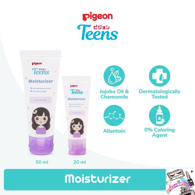 ☃Cutezz_Ching1☃Pigeon Teens Moisturizer 20ml/50ml - Pelembab Wajah