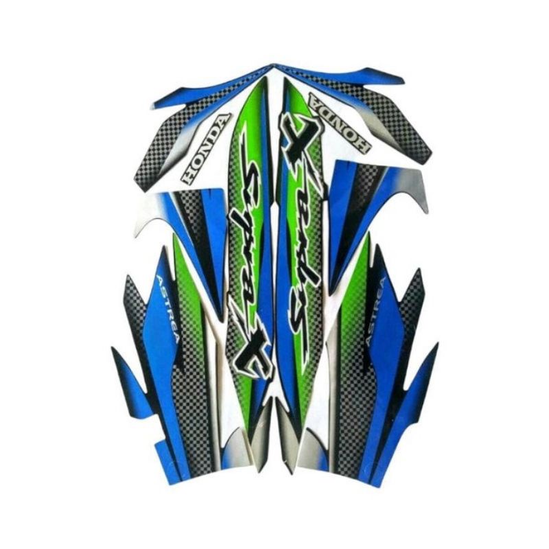 stiker list striping body supra x 2002