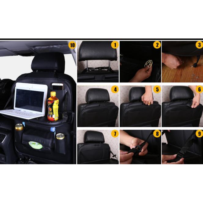 Tas Jok Mobil Lipat / Tas Lipat Mobil Belakang / Tas Jok Mobil Keren