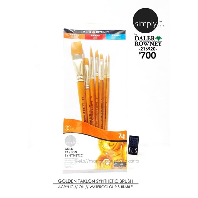 

Daler Rowney Simply Brush Set 700 Non COD