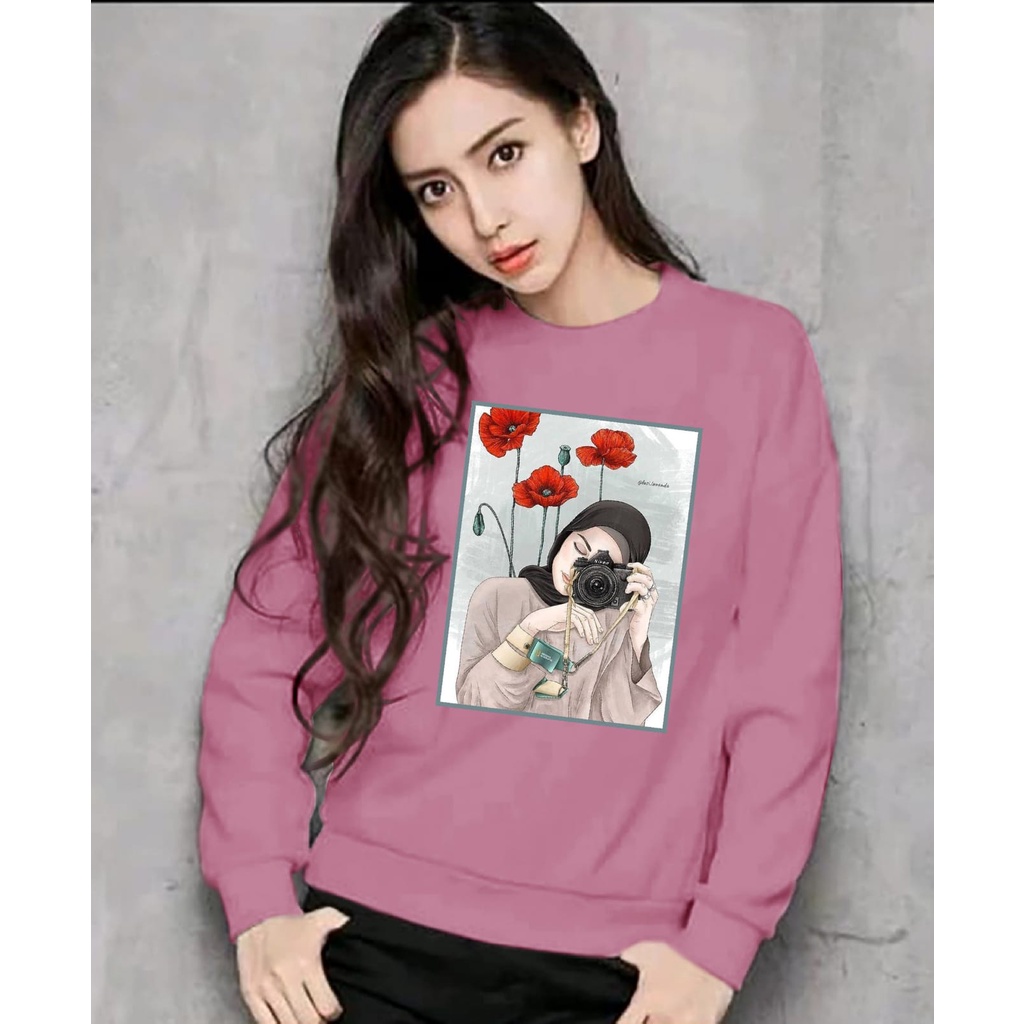 COLLECTION COOLS - ( BISA COD ) ~ BAJU HIJAB CAMERA GIRL TERBARU-KAOS DISTRO WANITA LENGAN PANJANG KEREN MASA KINI-BAJU CEWEK TERLARIS
