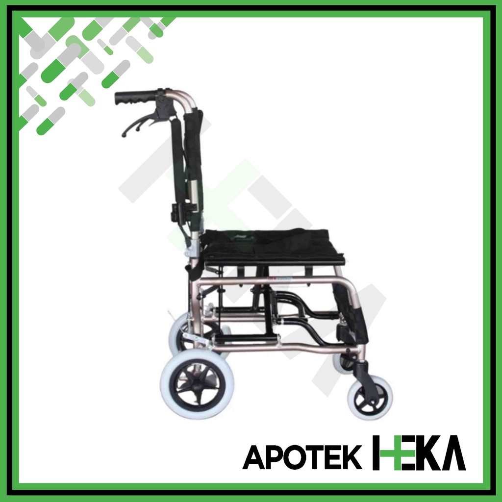 Wheel Chair FS-804 L GEA - Kursi Roda Lipat Alumunium Traveling (SEMARANG)