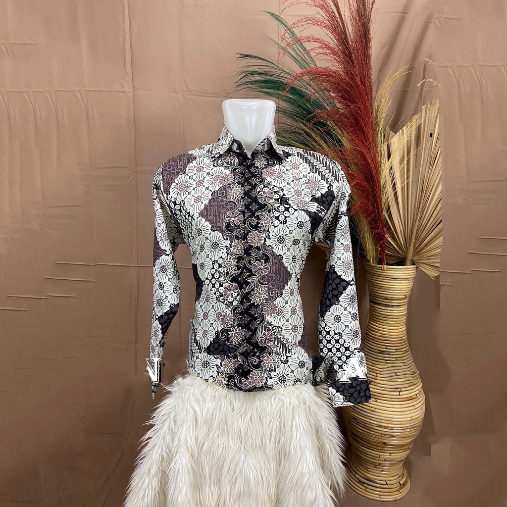 KEMEJA PANJANG BATIK-KEMEJA BATIK KEBAYA-KEMEJA BATIK LENGAN PANJANG