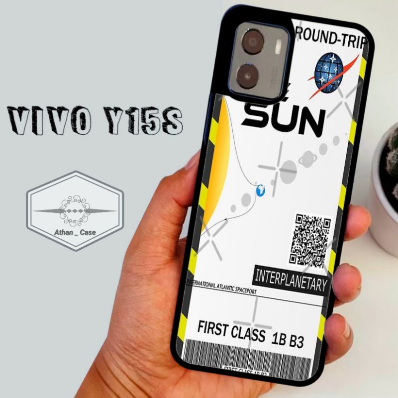 Athan Case Vivo Y15s Fashion Aesthetic Tiket [NASA] Unik Keren series