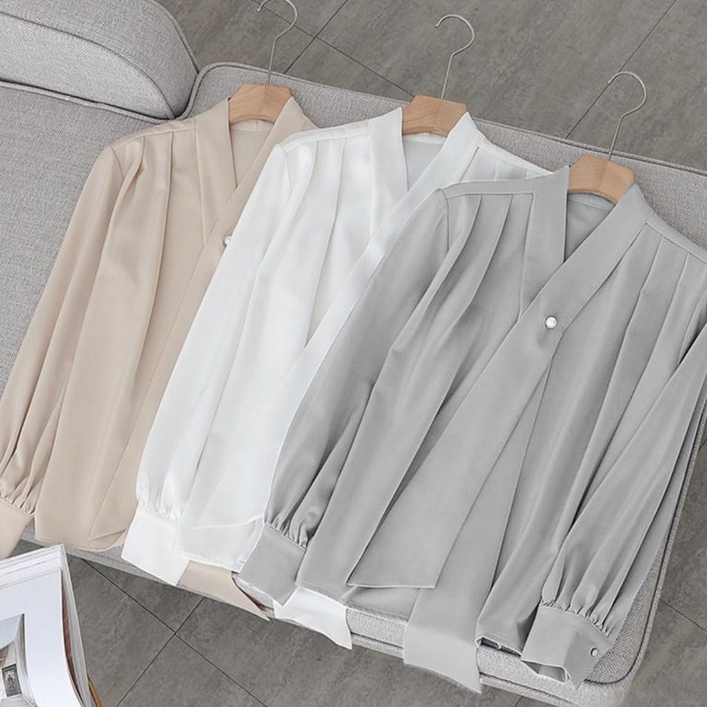 BLOUSE WANITA / SEOUL BLOUSE / BAJU BLOUSE KOREA / KOREAN STYLE BLOUSE