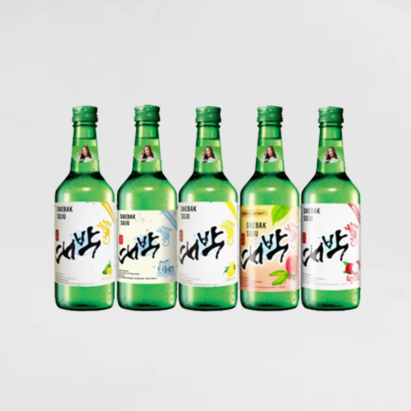 Daebak Soju Korea 360 ml (Original &amp; Resmi by Vinyard)