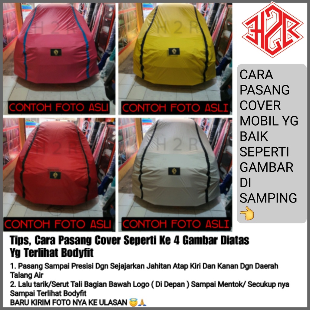 Cover Mobil Avanza,Rush,Terios,Xenia, Xpander, Ertiga,Mobilio,Brv,Wrv,Xl7,Confero,Creta, WaterProof