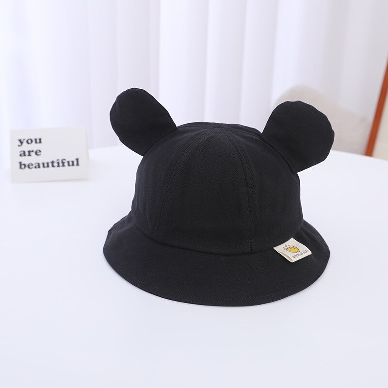 COD- Topi Bucket Hat anak anak unisex usia 1-5 tahun / topi premium lucu MOTIF POLOS bucket hat / topi lucu impor ala korea