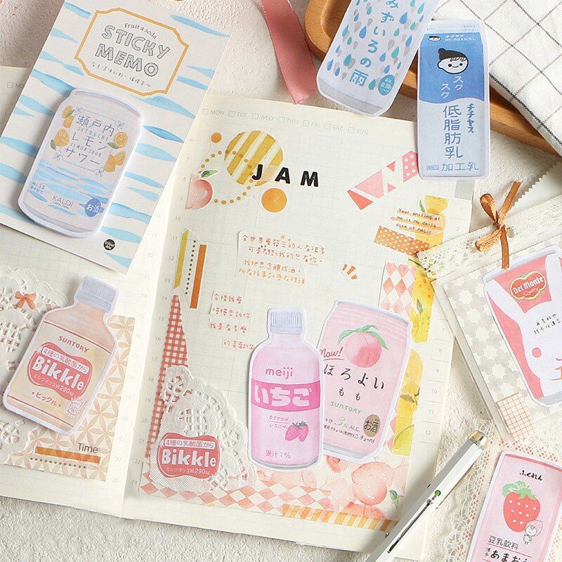 

JAPANESE STATIONARY STICKY NOTE MEMO LUCU AESTHETIC