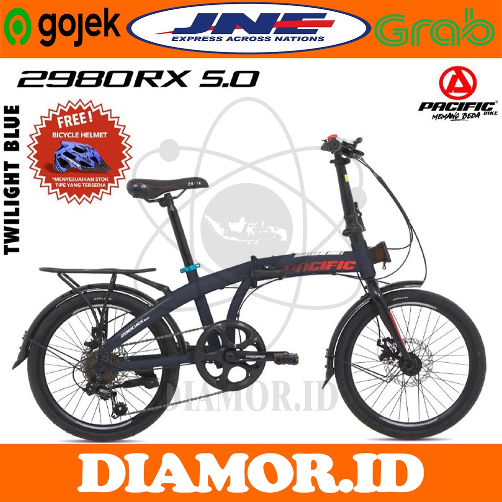 Sepeda Lipat 20 inch Pacific 2980 RX 5.0 Shimano 8 Speed