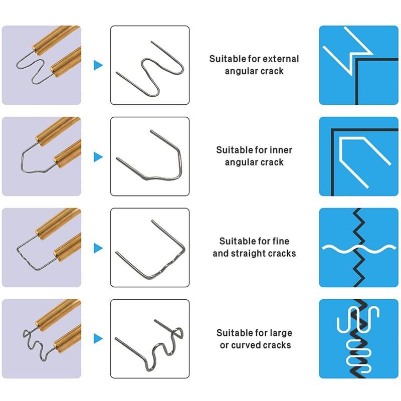 Plastic Welding Gun Portable Mesin Las Plastic Mini Stapler Las Untuk Perbaikan Bumper Mobil