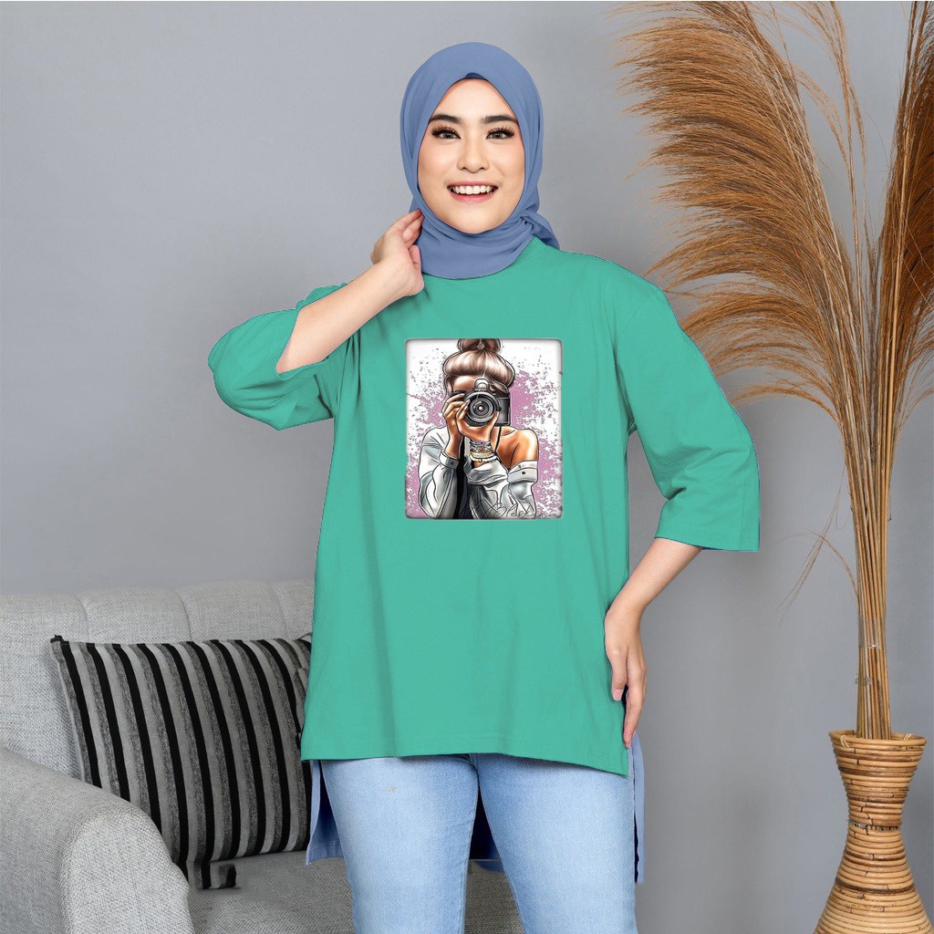 FC - TUNIK BASIC OVERSIZE WANITA HIJAB'S VARIASI 080 DTF