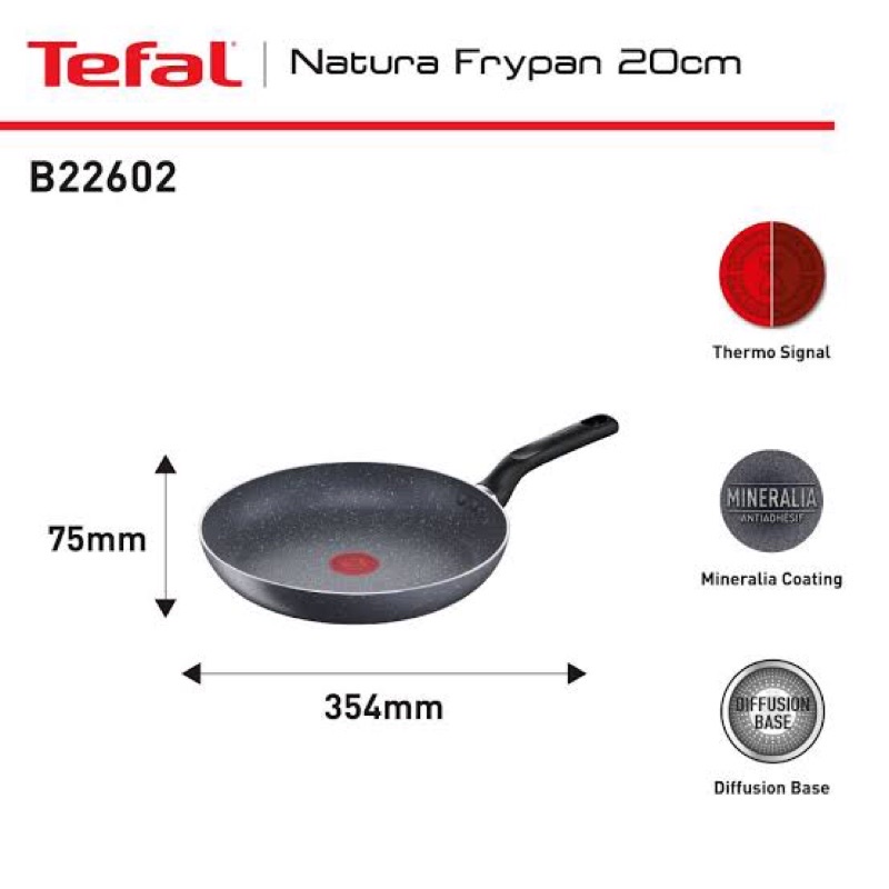 Tefal Natura Frypan 20cm