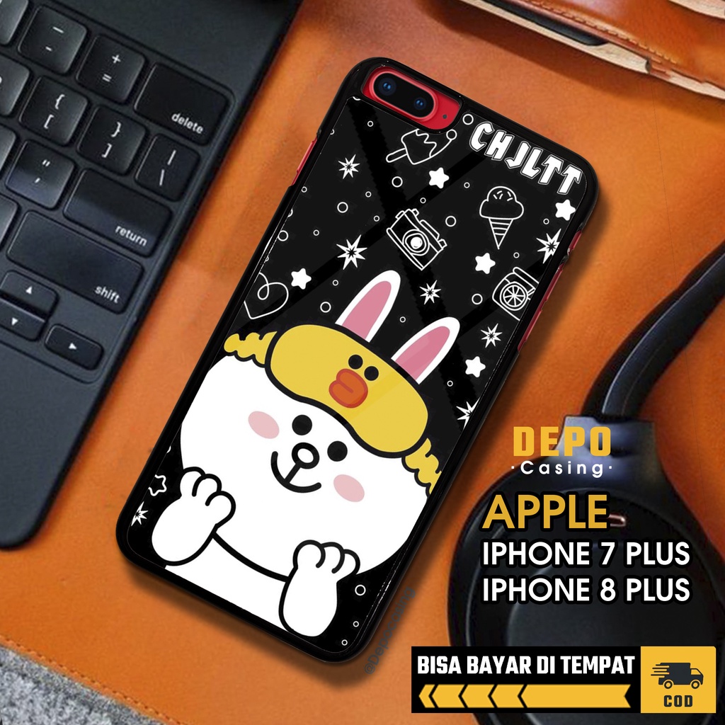 Case Iphone 7 Plus 8 Plus Casing Hp Iphone 7 Plus 8 Plus Depo Casing [LN01] Premium Glossy Case Aest