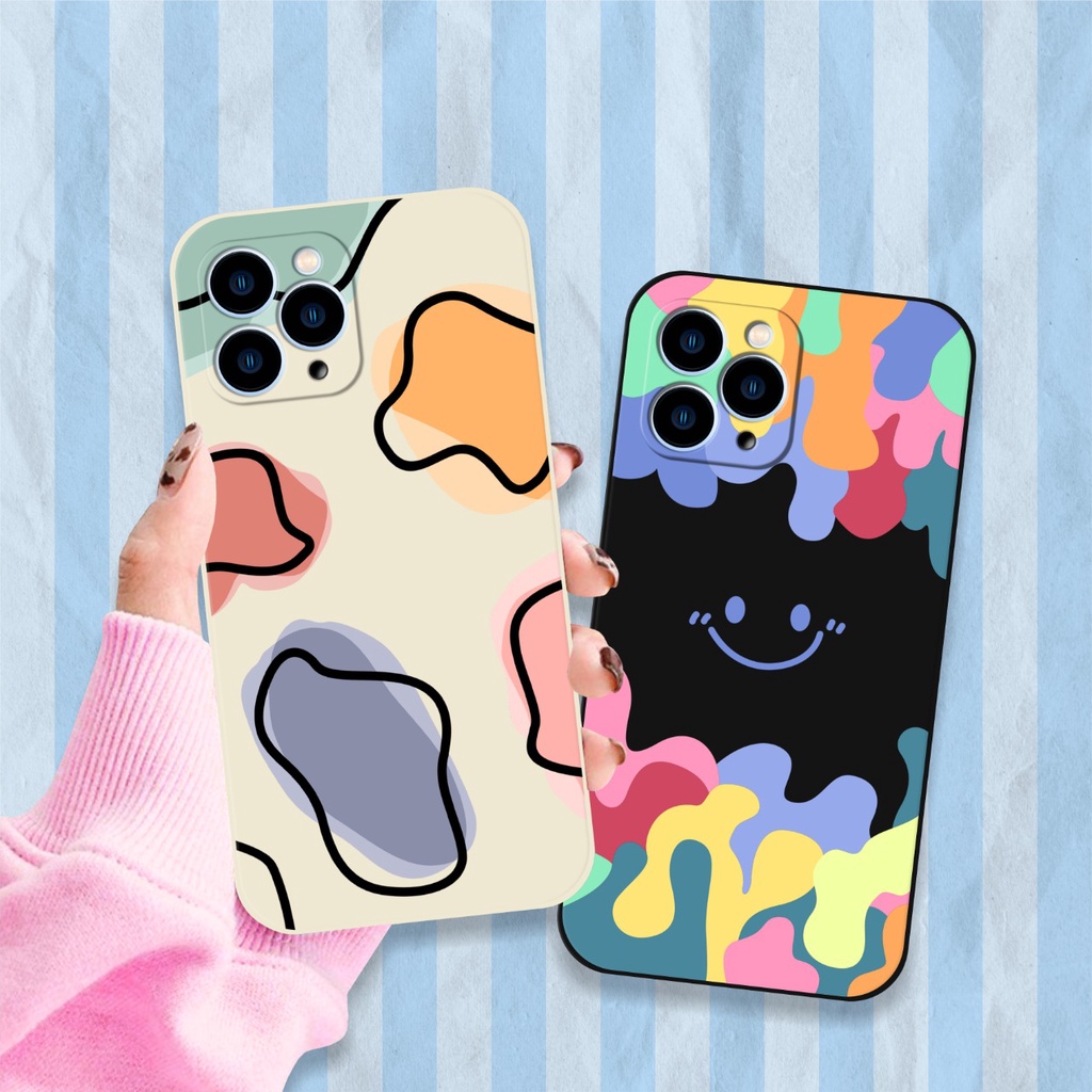 PRINTING LENS PROTECTOR Pastel Colourfull case oppo a15 a1k c2 a31 2020 a37 a39 a3s c2 a53 a33 a54 a71 a74 4g a83 a9 a5 2020 a92 a52 f11 pro f1s a59 f5 f7 f9 a5s a7 a12 neo 7