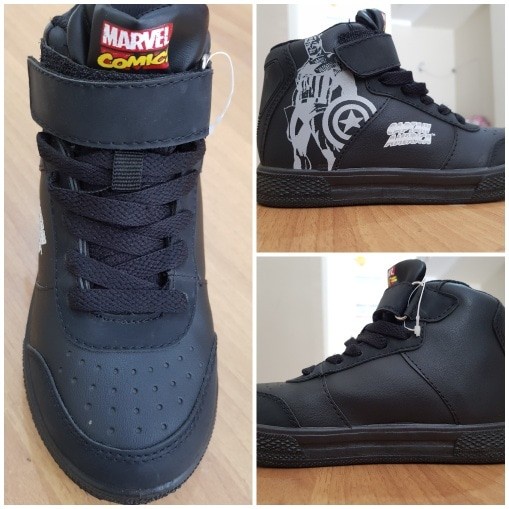Original Marvel Sepatu Anak Captain America Avengers Avenger + Box