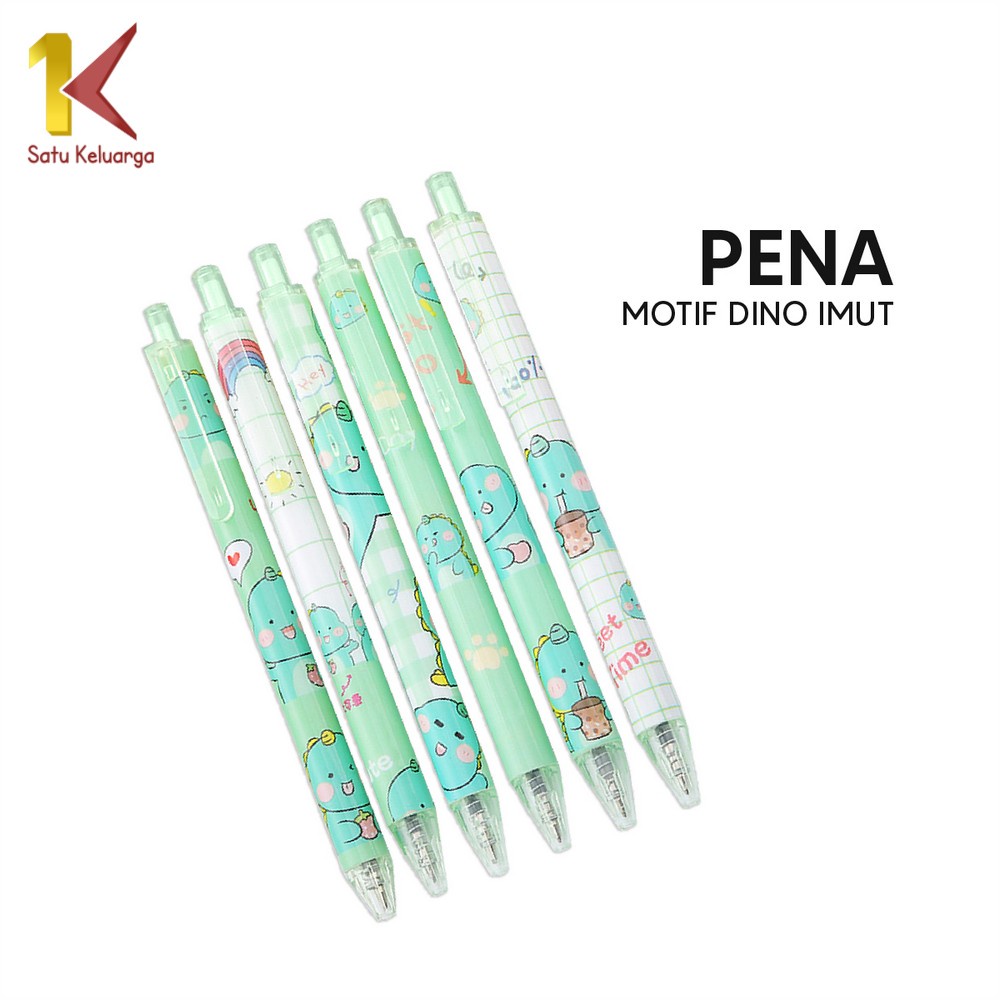 

Satu Keluarga Pen Gel Mekanik A35 Pulpen Pelajar Dan Kantor Pena Lucu Motif Dino Imut Motif Cartoon Dinosaur
