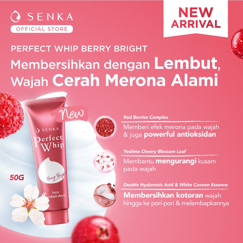 SENKA Perfect Whip Berry Bright 50gr