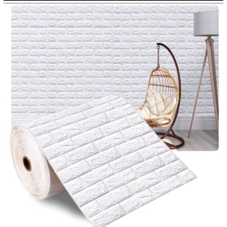 wallpaper dinding foam 1 roll
