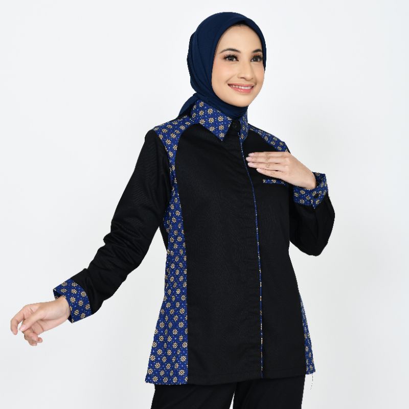 baju cewek tangan panjang#kemeja perempuan custom bordir#seragam kantor murah#pakaian kerja pabrik#kantor#sekolah#rumah sakit#komunitas#community