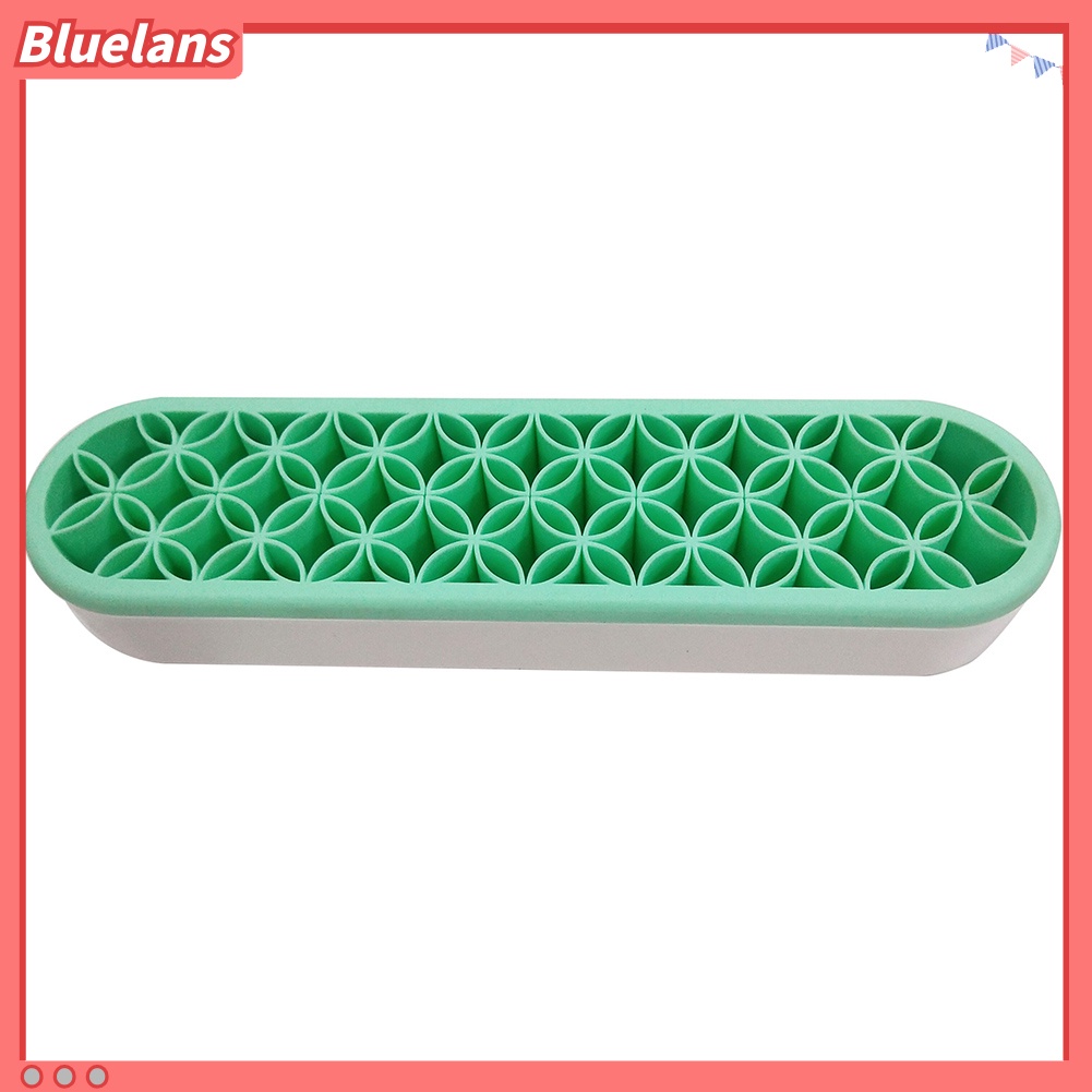 Rak Stand Holder Penyimpanan Brush Makeup Bahan Silikon