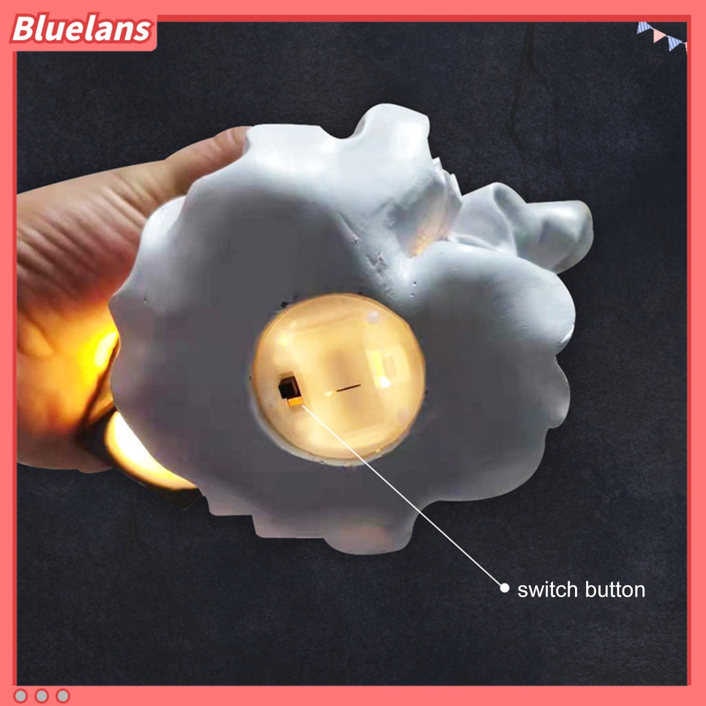 Lampu Malam LED Bentuk Penyihir Halloween Bahan Resin Untuk Dekorasi Taman