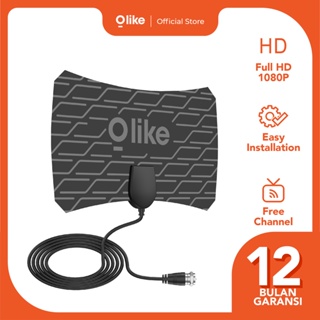Image of Olike Antena Indoor Khusus TV Digital 4K High Gain 20dBi Receiver Kabel 3m Garansi Resmi 12 Bulan Olike IT-A2
