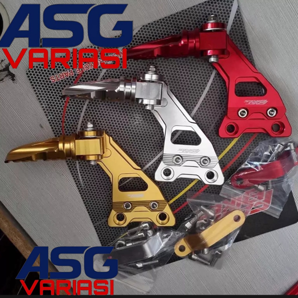 FOOTSTEP FAST BIKES CNC IMPORT THAILAND PIJAKAN KAKI SATRIA FU FOOT STEP VARIASI SATRIA FU