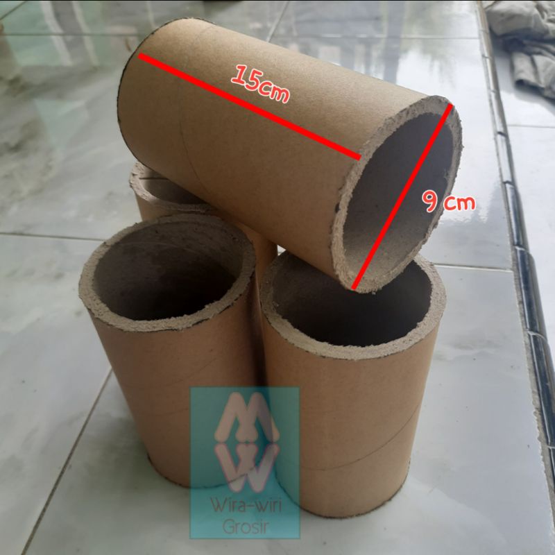 selongsong / baha kerajinan celengan / paper core / tube core / celengan polos