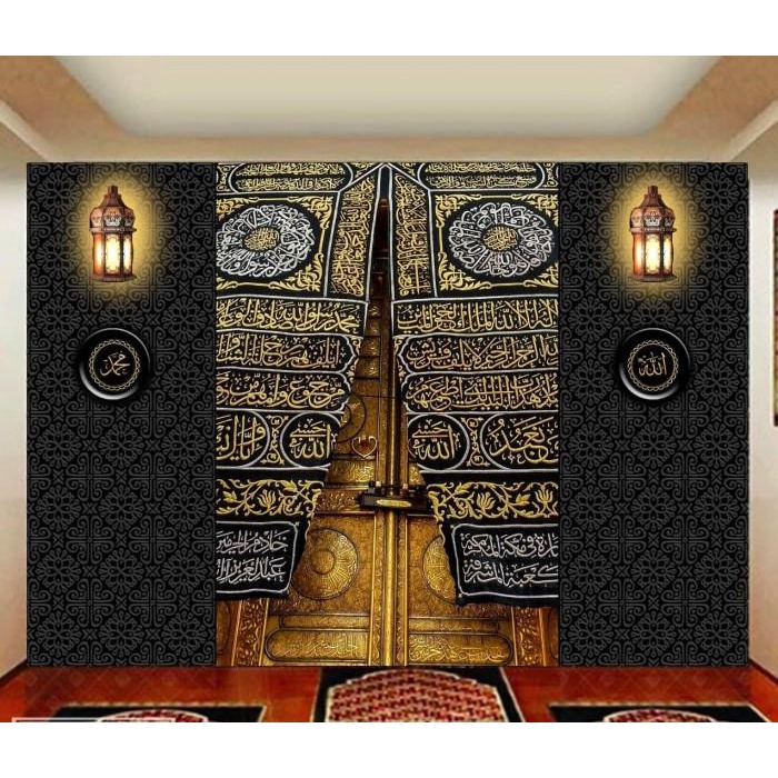 Wallpaper Wallpaper Custom 3D Wallpaper Dinding Pintu Kabah