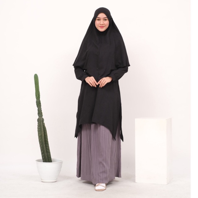 MINA TUNIK CRINKLE AIRFLOW By Hawacorner